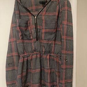 Street Wear Society Black and Red Plaid Women's Jacket